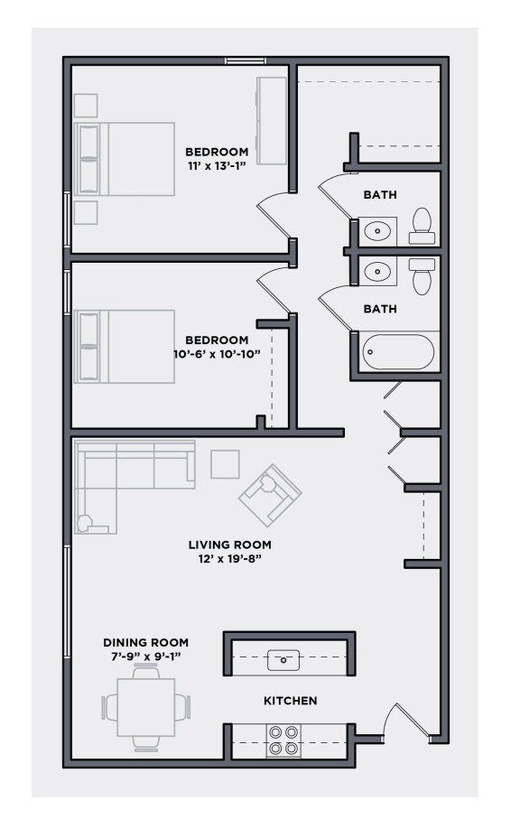 Floor Plans of Greentrees in Riverview, MI